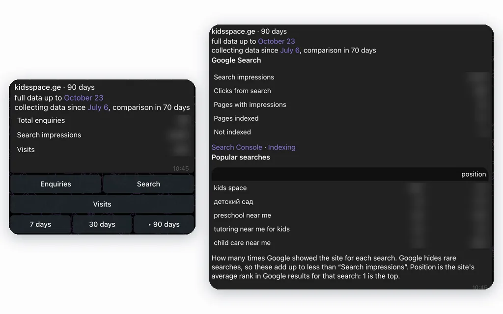 Soarline client bot — screenshot